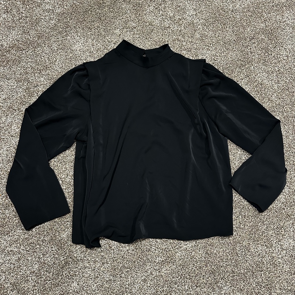 Women’s mock neck blouse
